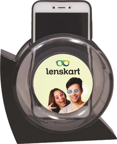 Lenskart ब्रांड प्रोमोशनल पेन और मोबाइल स्टैंड