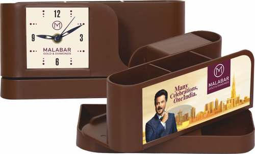 Malabar Brand Promotional Table Clock
