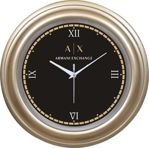 Armani Exchange Brand Promotional Round Wall Clock