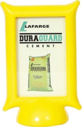 Duraguard Cement ब्रांड प्रोमोशनल प्लास्टिक पेपर वेट