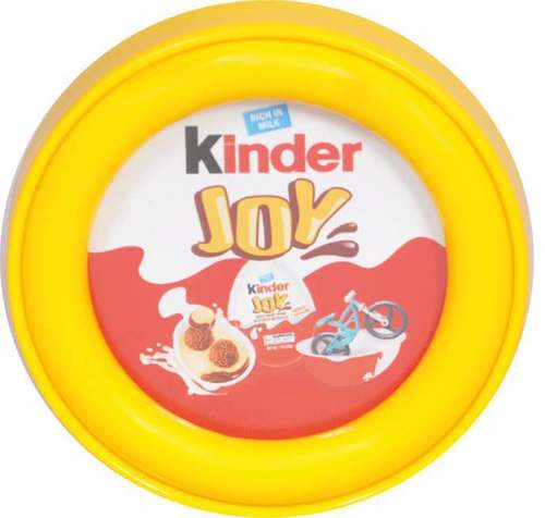 Yellow Kinder Joy Brand Promotional Plastic Paper Weight