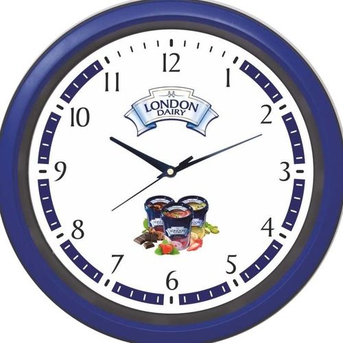 London Diary Brand Promotional Round Wall Clock