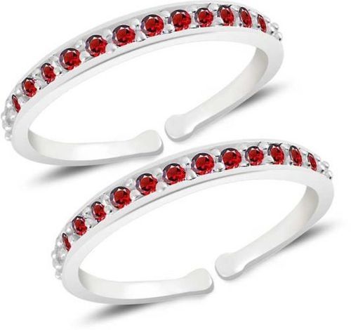 Red Cubic Zirconia Ring Jewelry