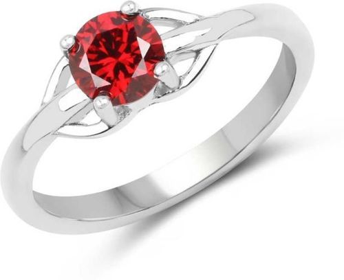 Red Cubic Zirconia Ring Jewelry