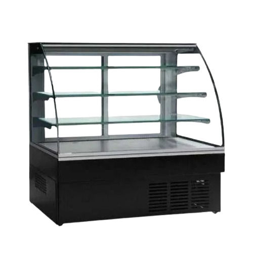 Black Stainless Steel Top Workbench Display Counter