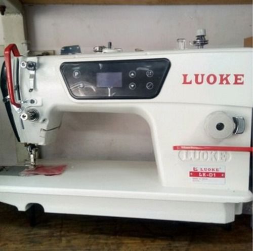 White Automatic Digital Sewing Machine