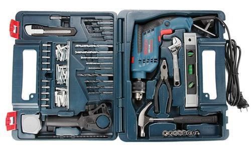 Electric 600 Watt Motor Variable Speed Impact Drill With Kit