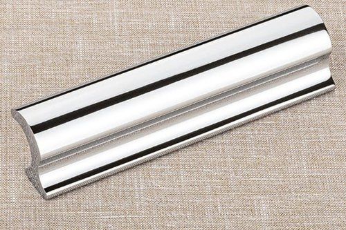 Polished Aluminium Curved Cabinet Handle