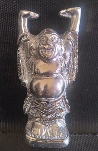 Silver Fine Finish Happy Man Statue