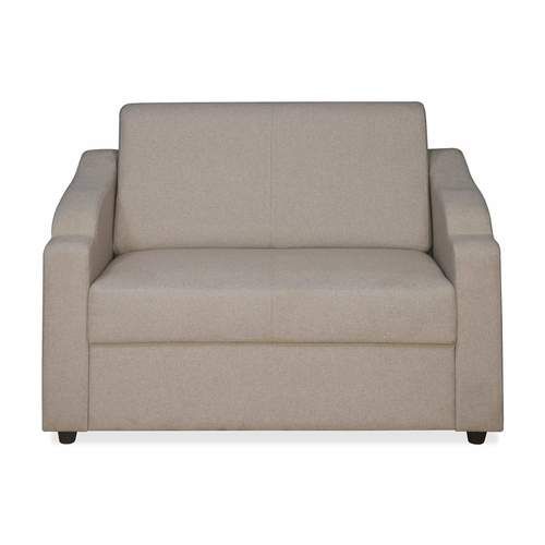 Nilkamal Living Room Beige Engineered Wood 2 Seater Foam Sofa