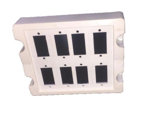 White Plastic Electrical Box Cover