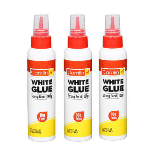 Camlin Strong Bond White Glue 100 Grams Pack Of 3