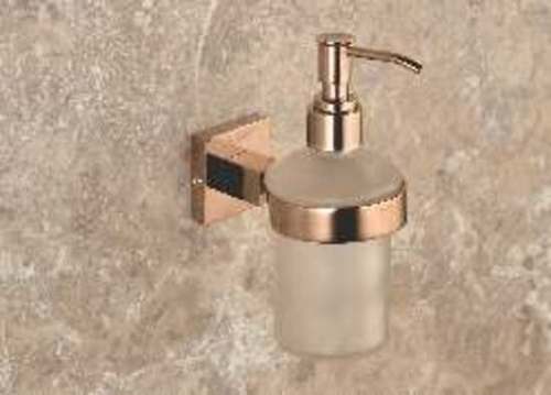 Bath Hardware Sets Embros Masterpiece Liquid Soap Dispenser Rose Gold