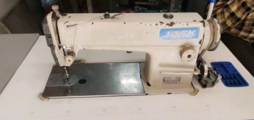 White Low Maintenance Industrial Sewing Machine