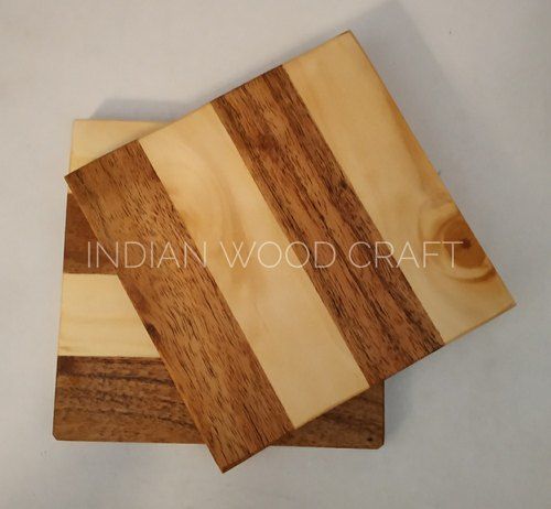 Natural Color Wooden Tea Coaster For Home, Restaurant And Hotel Design: Modern