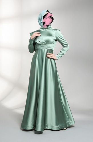 Various Colors Are Available Plain Design Full Sleeve Abaya Dress