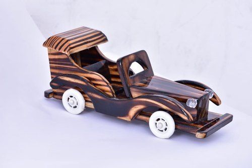 Wood Polished Finish Wooden Toy Car