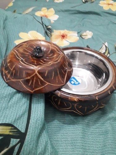 Wood Small And Medium Polished Finish Wooden Chapati Box