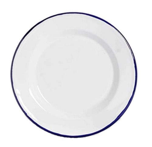 White Color Enamel Flat Plate