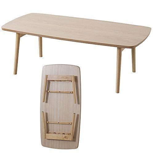 All 4 Legs Non Foldable Wooden Folding Dining Table