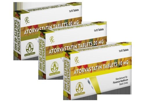 Atorvastatin Tablets 10 Mg, 20mg, 40mg