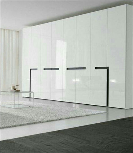 Grey Designer Sliding Modular Wardrobe