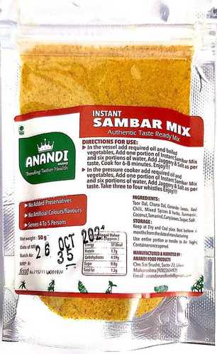 Instant Sambar Mix With Authentic South Indian Taste