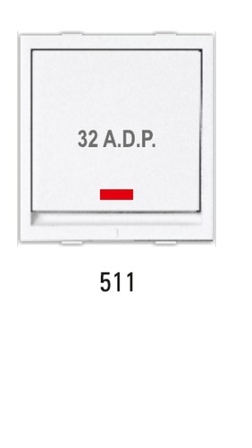 White 32A D P Switch 2 M Suprio Switches