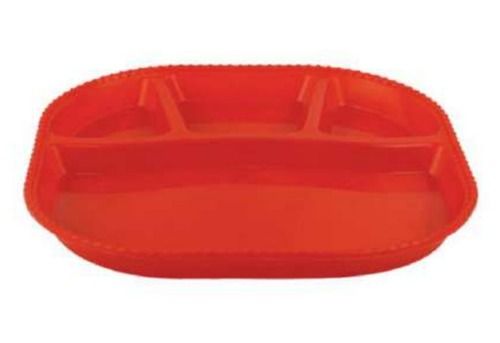 4G Plastic Plate in Red Color