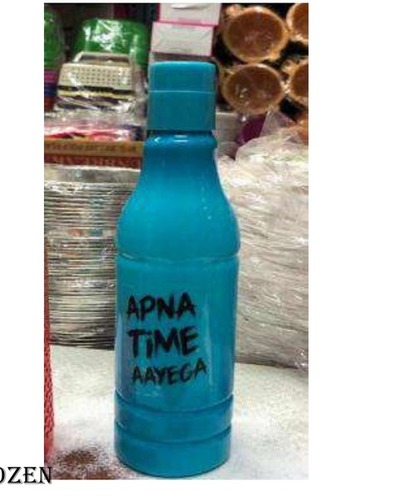 Apna Time Aayega Printed Plastic Drinking Water Bottle