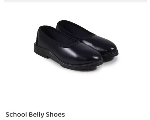 Black Color School Belly Shoes