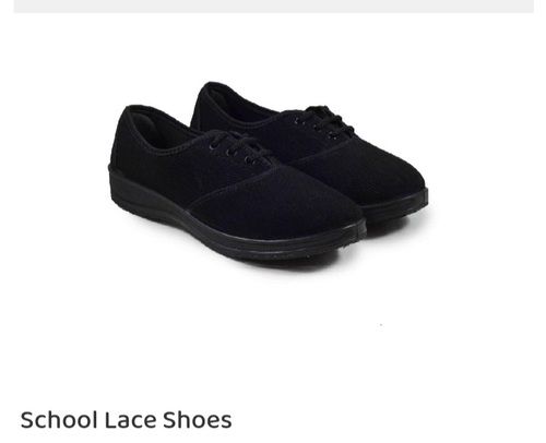 Black Color School Lace Shoes