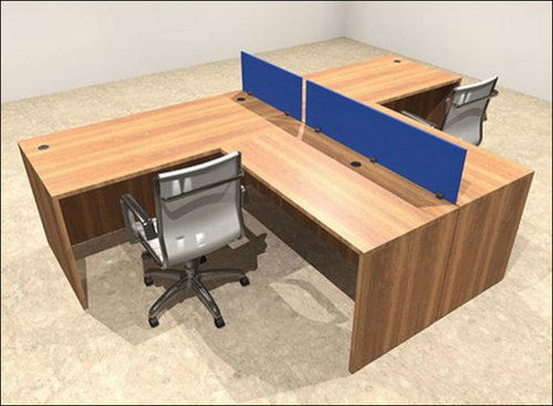 Brown Comfortable Wooden Office Desk