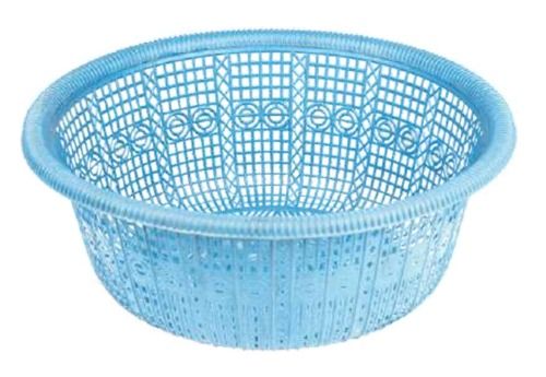 Designer Light In Weight Silkina Plastic Tokri Fruit Basket