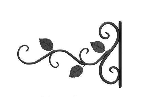 Fine Metal Wall Hanging Planter Pot Holder, 12 X 12 Inches