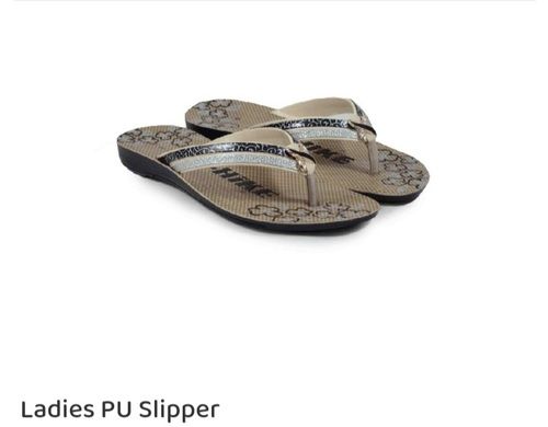 Party Wear Ladies Fancy PU Slipper