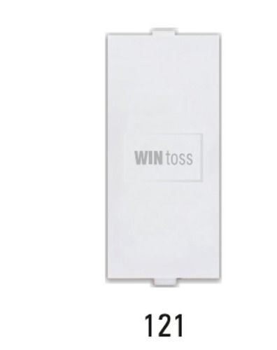 White Wintoss Electrical Board Blank Plate