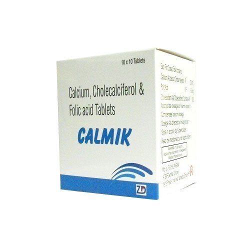 Calcium, Cholecalciferol And Folic Acid Tablets