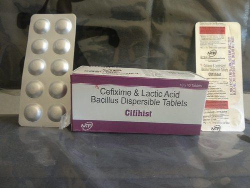 Cifixime With Lactic Acid Dispersible 200 Mg Tablet