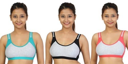 Lycra Cotton Plain Ladies Sport Bra Panty Set at Rs 65/set in New Delhi