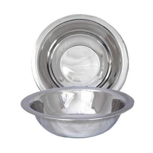 Silver Stainless Steel Serving Bowl