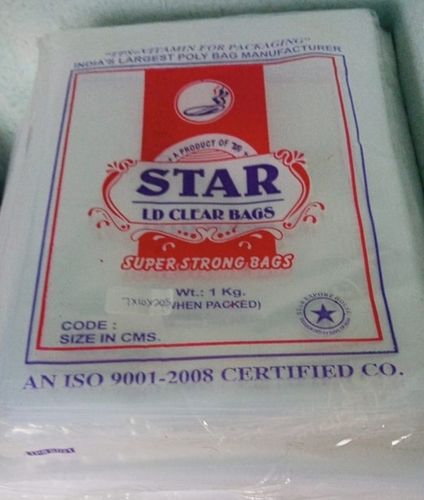 Transparent Super Strong Ld Clear Plastic Bags