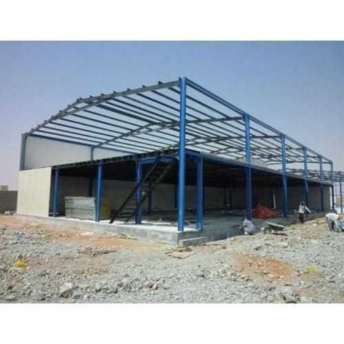 Blue Easily Assembled Factory Shed