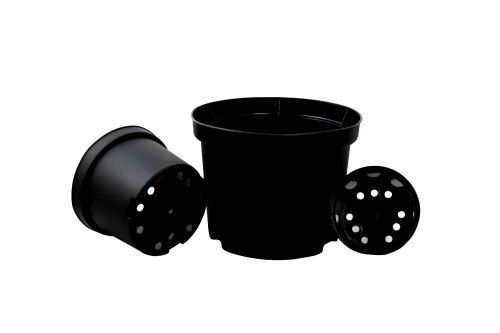 Custom Green And Black Plastic Grow Pot And Planters - Mabco Planting And Nursery