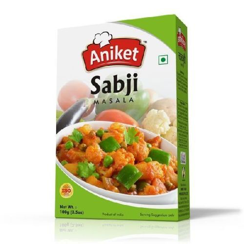 No Artificial Color Added Natural Taste Dried Sabji Masala With Pack Size 50Gm Grade: Food Grade