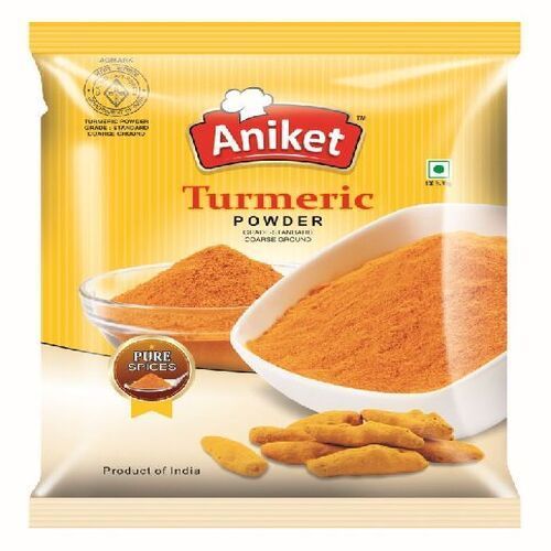 Pure Good Quality Natural Healthy Dried Yellow Turmeric Powder with Pack Size 200gm