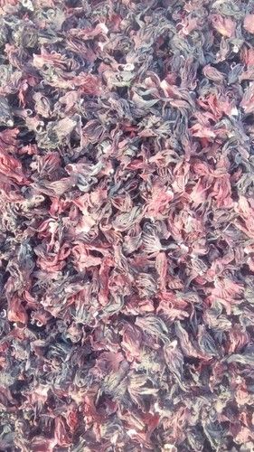 Dark And Bright Red Dried Hibiscus Whole Flowers