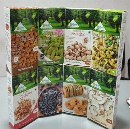 आयताकार ड्राई फ्रूट पैकेजिंग बॉक्स