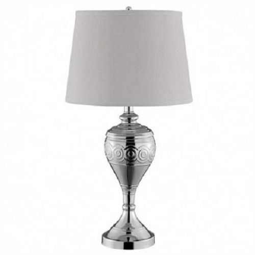 Various Colors Are Available Fine Finish Silver Table Lamp