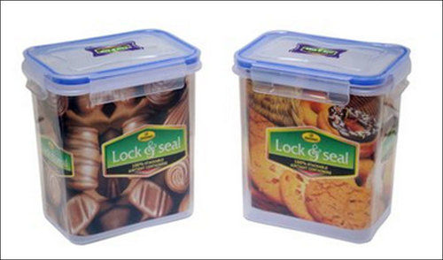 Transparent Plastic Lock And Seal Storage Container